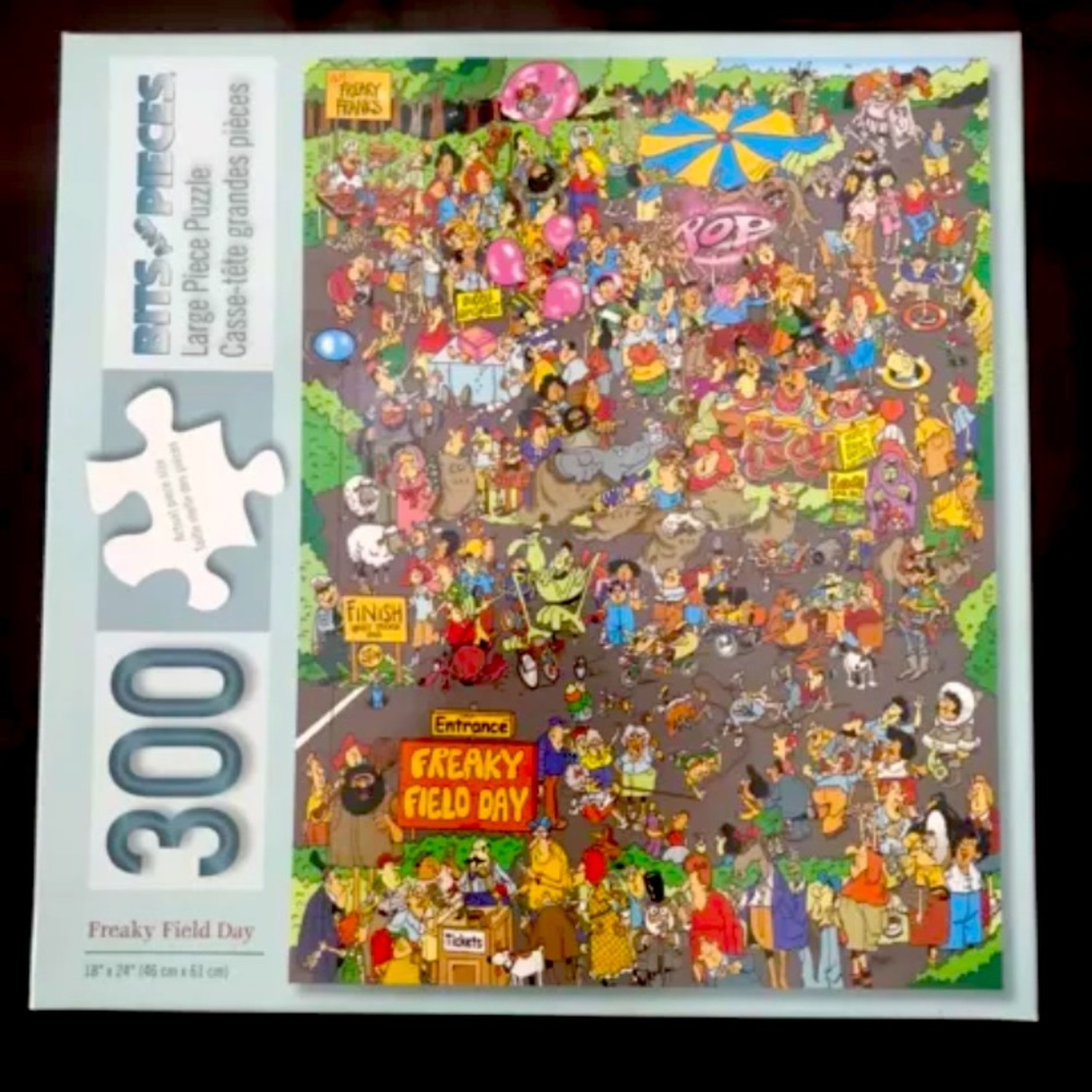 BITS and PIECES FREAKY FIELD DAY 300 Piece Puzzle